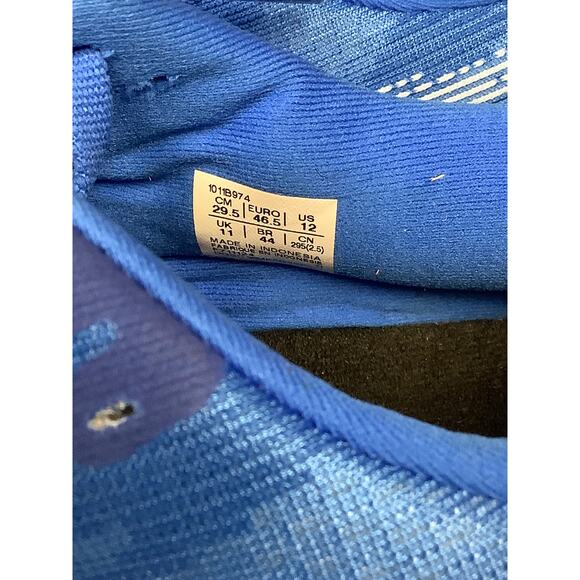 ASICS Mens 12 Illusion Blue/Light Blue Novablast 5 Running Shoes Athletic LE2-9 - Picture 4 of 9